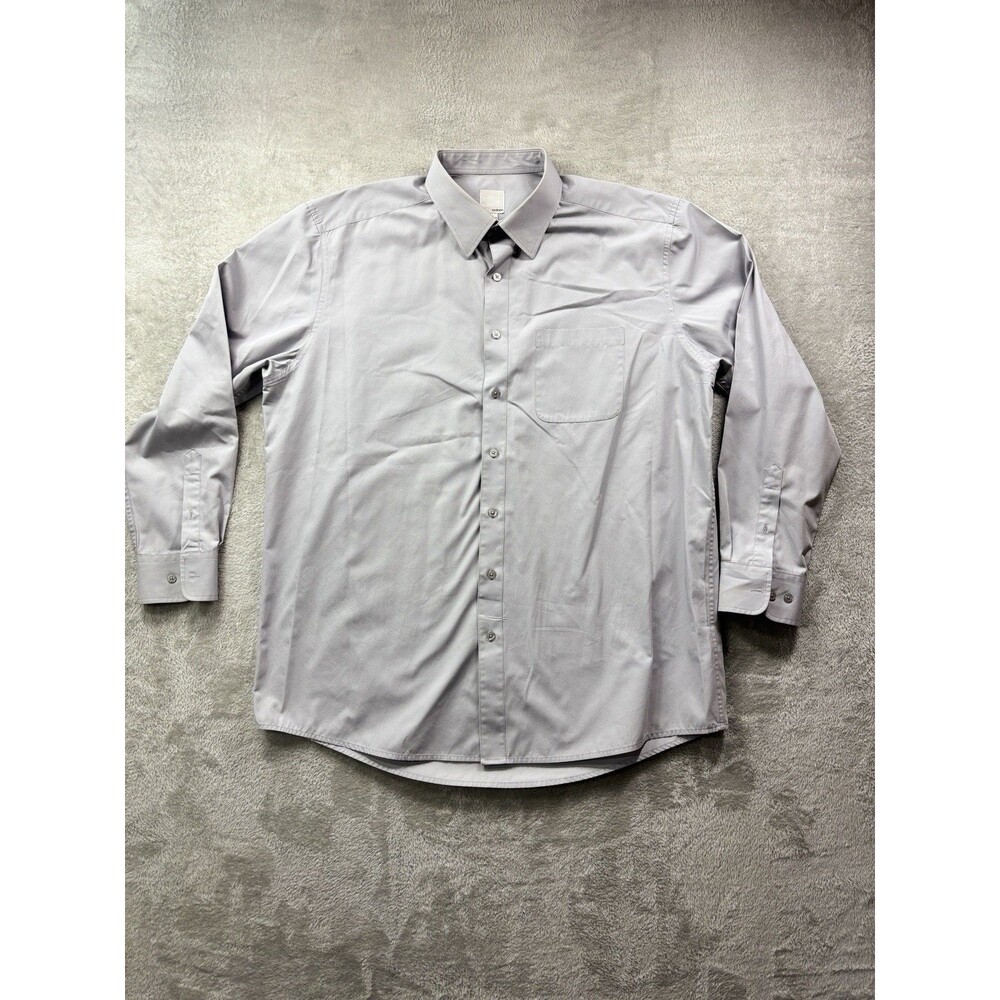 OOBE BRAND Long Sleeve Dress Shirt  XL Grey